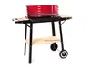 Grill Glückliches Grün Holz, Wanne 53x33 cm, Grillhöhe 70 Produktbild-Vorschau 5