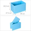 Relaxdays Kinderregal, 4 Boxen, Lagerfeuer Motiv, Spielzeug Produktbild-Vorschau 5
