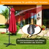 Ombrellone Izrielar 3,5 m rosso Ombrellone da giardino con Anteprima dell’immagine prodotto 7