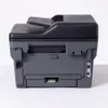 The back view of a black and gray Brother DCP-L2660DW 3-in-1 laser multifunction printer. Produktbild-Vorschau