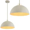 KAR LIGHTING Pendellampe 1-flammig Beige – Moon Ecru Produktbild-Vorschau 3
