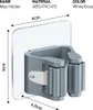 Besenhalter, 4er-Pack, ohne Bohren, Wandmontage, Produktbild-Vorschau 2