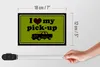 Holzschild Auto 18x12cm i love my pick-up Geländewagen Produktbild-Vorschau 6