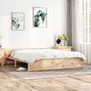 vidaXL Łóżko z litego drewna bez materaca 160x200 cm Podgląd zdjęcia produktu 9