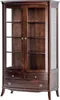 Wohnzimmer Möbel Klassische Holz Glas Vitrine Glasschrank  Produktbild-Vorschau 3