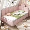 Tapicerowana kanapa rozkładana, sofa z aksamitu z schowkiem Podgląd zdjęcia produktu 12