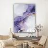 MuchoWow® - Leinwandbilder - Lila - Modern - Marmor - Produktbild-Vorschau 7