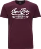 Übergrößen T-Shirt Super Bike weiß AHORN SPORTSWEAR Maroon Produktbild-Vorschau 1