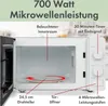 Bomann® Mikrowelle | 700 Watt | 6 Stufen | 20 Liter Garraum Produktbild-Vorschau 14