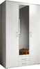 Karl Armoire à portes battantes 120 cm Blanc Voir les images du produit 6