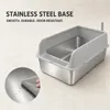 WISFOR, vaschetta per gatti in acciaio inox, acciaio inox, Anteprima dell’immagine prodotto 13