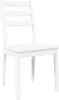 vidaXL Chaises de salle à manger 2 pcs. Blanc Bois massif Voir les images du produit 4