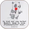 Mr. & Mrs. Panda Tassen Untersetzer Pressesprecher Herz - Produktbild-Vorschau 1