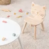 Dřevěná dětská židlička kočička CAT, 30 x 28 x 50 cm Náhled obrázku produktu 2