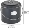 WENKO Metall Komposteimer Nero 6 L in Schwarz 22,5 x 22,5 Produktbild-Vorschau 4