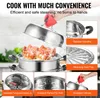 VEVOR Cocotte-minute 28cm en acier inoxydable avec Voir les images du produit 13