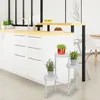 Portavasi Relaxdays, 3 ripiani, metallo e plastica, A x L x Anteprima dell’immagine prodotto 2