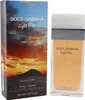 Dolce & Gabbana Light Blue Sunset in Salina 100ml mit rechteckigem Flakon und Verpackung mit Sonnenuntergangs-Motiv über dem Meer. Náhľad obrázku produktu