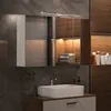 Mobile a specchio per il bagno Vicco Lavio Bianco 100 x 60 Anteprima dell’immagine prodotto 3