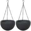 2 vasi sospesi Keter Sphere Planter, colore antracite Anteprima dell’immagine prodotto 1