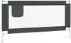 Kleinkind-Bettschutzgitter Dunkelgrau 160x25 cm Stoff Produktbild-Vorschau 1