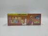 The side view of a board game box for "Llama Land" by Lookout Games. Produktbild-Vorschau