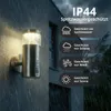 Grafner Design Edelstahl Wandlampe mit Bewegungsmelder und Produktbild-Vorschau 4