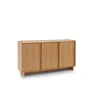 Minimalistische Kommode Hinoki 147 cm mit 3 Türen moderne Produktbild-Vorschau 2