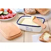 GRÄWE Butterdose emailliert, mit Holzdeckel Produktbild-Vorschau 4