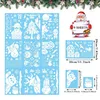 Décorations de fenêtre pour Noël, flocons de neige, 200 Voir les images du produit 2