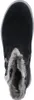A top-down view of a black boot with fur lining. Produktbild-Vorschau