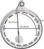 A hula hoop with measurement indicators and a digital display. Voir les images du produit