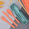A set of reusable cutlery in a case, with some decorative elements. Produktbild-Vorschau