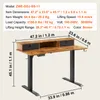 VEVOR Bureau réglable en hauteur électriquement, 120 x 60 Voir les images du produit 7