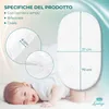 Lantigo AERO Materasso Neonato Ovale 70x37x6 cm Bifacciale Anteprima dell’immagine prodotto 2