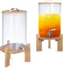 8L Luxus Getränkespender mit Zapfhahn aus Glas - XXL Produktbild-Vorschau 9