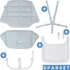 Maxi-Cosi Nesta, set voor kinderstoel, lichtgrijs, wit, Productafbeelding-voorbeeld 3