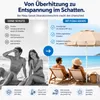 Fleau Goods Strandschirm – Sonnenschirm Strand/Garten – Produktbild-Vorschau 2