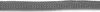 A close-up view of a gray fabric cord. Produktbild-Vorschau