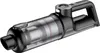 A black and gray handheld vacuum cleaner is shown against a white background. Produktbild-Vorschau