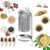2 Teesiebe Edelstahl Teeinfuser Abtropfschale Teeei Produktbild-Vorschau 6
