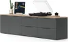 Wohnwand Vicco Wido Anthrazit 3 Teile, Model 49803 Produktbild-Vorschau 8