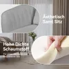 A collage of images showcasing furniture features, with text overlays. Produktbild-Vorschau