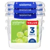 Sistema Frischhaltedose KLIP IT PLUS 400 ml blau 3er Set Produktbild-Vorschau 9