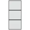 vidaXL Drzwi przesuwne czarne 90x205 cm szkło hartowane i Podgląd zdjęcia produktu 3