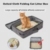 Tragbare Katzentoilette für Katzen im Auto, geruchsfrei, Produktbild-Vorschau 4