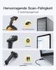 Inateck Barcode  Scanner 2D 1D Wireless Handheld, QR Code Produktbild-Vorschau 4
