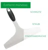 Novaliv 2x Duschabzieher 23,5 cm Weiß ergonomischer Griff Produktbild-Vorschau 6