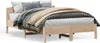 Massivholzbett ohne Matratze 150x200 cm Kiefernholz Produktbild-Vorschau 2
