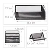 Relaxdays Schreibtisch Organizer Set, 7-teilig, Metall, Produktbild-Vorschau 4